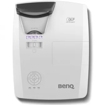Proiector Interactiv BenQ MH856UST+, 1080P, 1920 x 1080, 3500 ANSI lm, Lampa 240W, Ultra Short Throw