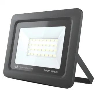 Светодиодный проектор Forever Light PROXIM II, 30 Вт (150 Вт), 2400 лм, холодный белый свет (6000 К), IP66, алюминий/стекло