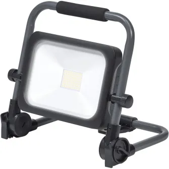 Proiector LED (lampa de lucru) LEDVANCE R-Stand, 30W, 3000 lm, lumina rece (6500K), IP54, dimabil pe 3 nivele, USB/USB-C, 4 x Lithium 18650 3.7V inclus, Negru/Gri