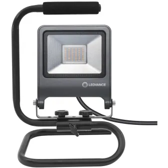 Proiector LED (lampa de lucru) Ledvance S-Stand, 30W, 2700 lm, A+, temperatura lumina 4000K, IP65/IP44, 220-240V, cablu 2m, Aluminiu