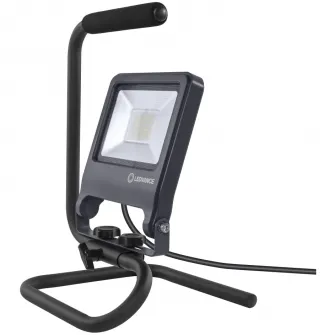 Proiector LED (lampa de lucru) Ledvance S-Stand, 30W, 2700 lm, A+, temperatura lumina 4000K, IP65/IP44, 220-240V, cablu 2m, Aluminiu
