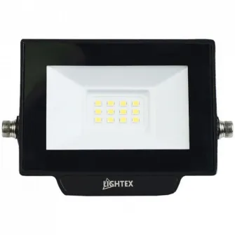Proiector LED Lightex Hero 504AL0011405, 10W, 900 lm, temperatura lumina rece (6500K), IP65, Aluminiu, Negru, Clasa energetica F