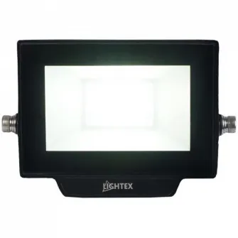 Proiector LED Lightex Hero 504AL0011405, 10W, 900 lm, temperatura lumina rece (6500K), IP65, Aluminiu, Negru, Clasa energetica F