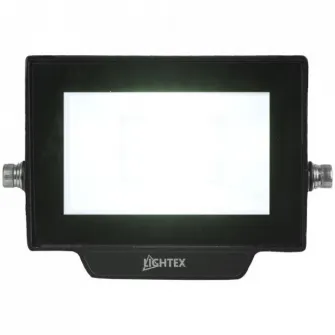 Proiector LED Lightex Hero 504AL0011417, 20W, 2700 lm, temperatura lumina neutra (4000K), IP65, Aluminiu, Negru, Clasa energetica F