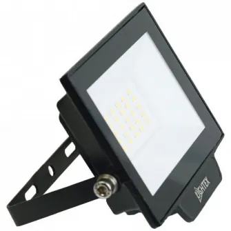 Proiector LED Lightex Hero 504AL0011417, 20W, 2700 lm, temperatura lumina neutra (4000K), IP65, Aluminiu, Negru, Clasa energetica F