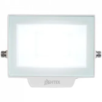 Proiector LED Lightex Hero 504AL0011423, 20W, 1800 lm, temperatura lumina rece (6500K), IP65, Aluminiu, Alb, Clasa energetica F