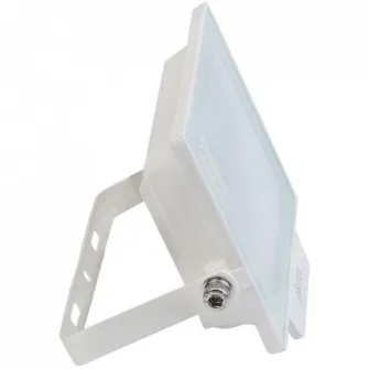 Proiector LED Lightex Hero 504AL0011423, 20W, 1800 lm, temperatura lumina rece (6500K), IP65, Aluminiu, Alb, Clasa energetica F