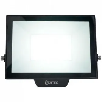 Proiector LED Lightex Hero 504AL0011435, 50W, 4500 lm, temperatura lumina rece (6500K), IP65, Aluminiu, Negru, Clasa energetica F