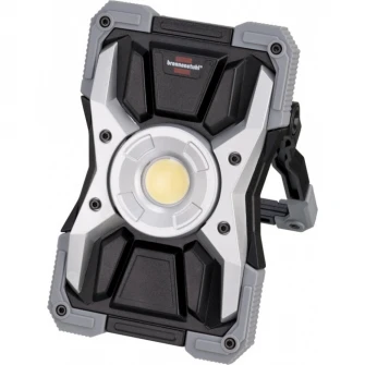 Proiector LED portabil Brennenstuhl RUFUS 1500 MA, acumulator Li-Ion 3.7V 5Ah, cu functie de acumulator, USB, 15W, 1500 lm, lumina rece (6500K), IP65