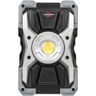 Proiector LED portabil Brennenstuhl RUFUS 1500 MA, acumulator Li-Ion 3.7V 5Ah, cu functie de acumulator, USB, 15W, 1500 lm, lumina rece (6500K), IP65