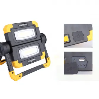 Proiector LED portabil reincarcabil SupFire G7, USB, 20W, 1000 lm, acumulator 5000 mAh