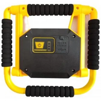 Proiector LED portabil Well Mobile, reincarcabil, 20W, 1400 lm, 3.7V, 4400mAh, Ilumina 4000K, IP65