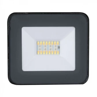 Proiector LED RGB inteligent V-TAC 5985, Bluetooth, 20W, 1400 lm, A++, lumina colorata si alba, Aluminiu, Negru