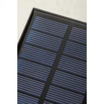 Proiector LED solar cu senzor de miscare GTV Lumos LD-LUMOS10W-64, cu telecomanda, 10W, 850 lm, acumulator 2600 mAh, IP65, Negru