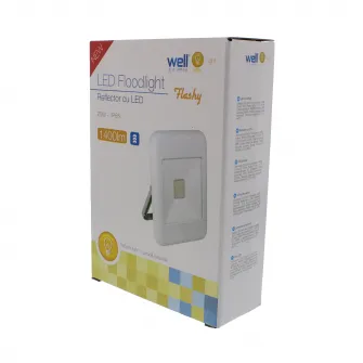 Proiector LED Well, 20W, 1400 lm, IP65, 4000K, Alb