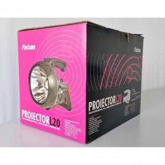 Proiector multifunctional Foton L20 LED 20W 1600 lumeni, 500m, acumulator Li-Ion