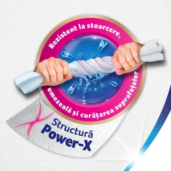 Prosoape de hartie Zewa WischWeg Original Extra Long, 2 straturi, 2 role, 86 foi