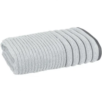 Полотенце Havana Dilios, 70x140 см, 550 г / м2, 100% хлопок, Zero Twist, серое