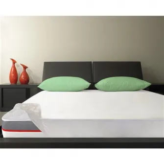 Protectie saltea cu elastic, Green Future, impermeabila, 90X200 cm
