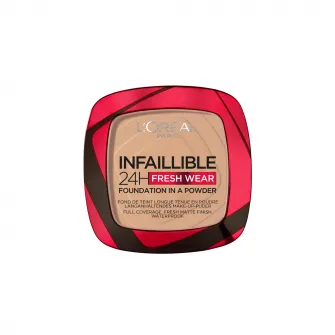 Pudra compacta LOreal Paris Infaillible Foundation in a Powder 120 Vanilla, 9 gr