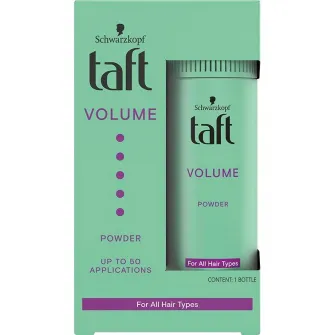 Pudra de par pentru volum Taft Volume, formula vegana, 10 g