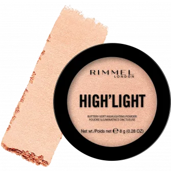 Pudra iluminatoare Rimmel High`light, 002 Rose gold, 8 g