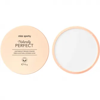 Pudra Miss Sporty Naturally Perfect vegana 001 Translucent, 10 g