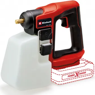 Pulverizator pe acumulator Einhell Power X-Change GE-WS 18/10 Li-Solo, capacitate rezervor 1 litru, presiune maxima pompa 2.5 bar, fara acumulator si incarcator in setul de livrare