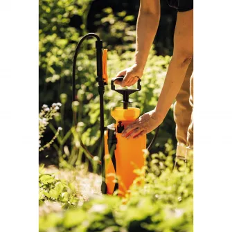Pulverizator (vermorel) Fiskars 1025934, spray reglabil, 3 bar presiune lucru, 5 l rezervor