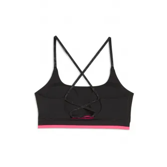 Puma, Bustiera cu burete detasabil pentru antrenament Hypernatural, Negru, Roz aprins, M