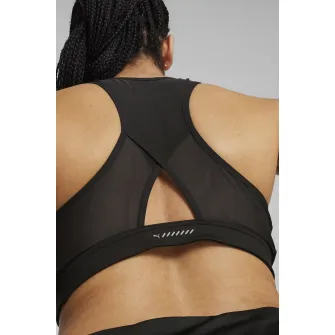 Puma, Bustiera cu sustinere medie, pentru alergare 4Keeps, Negru, XS