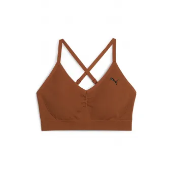 Puma, Bustiera fara cusaturi pentru antrenament Move Shapelux, Maro scortisoara, XS