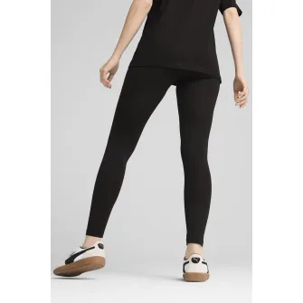 Puma, Colanti din amestec de bumbac cu detaliu logo, Negru, XS
