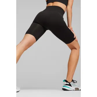 Puma, Colanti scurti cu talie inalta, pentru antrenament Shapeluxe, Negru, XS