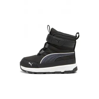 Puma, Ghete cu logo Evolve AC+, Negru, Gri inchis, 19 EU