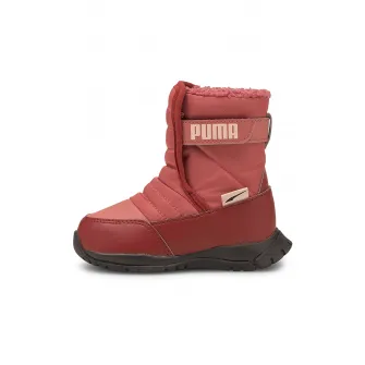 Puma, Ghete impermeabile cu inchidere velcro Nieve, Rosu, 19 EU