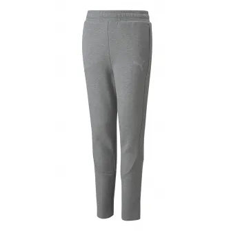 Puma, Pantaloni de trening cu croiala conica Evostripe, Gri cenusiu, 110 CM