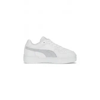 Puma, Pantofi sport de piele ecologica CA Pro, Gri deschis, Alb, 37.5 EU