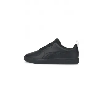 Puma, Pantofi sport din piele ecologica Rickie, Negru, 37.5 EU