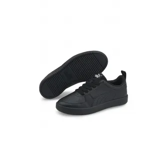 Puma, Pantofi sport din piele ecologica Rickie, Negru, 38 EU