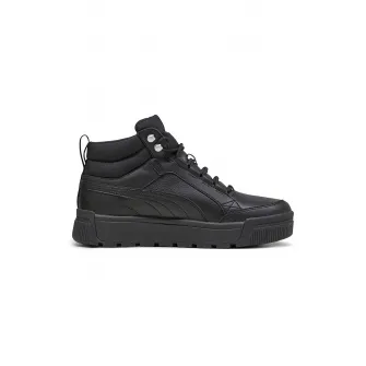 Puma, Pantofi sport mid-cut Tarrenz SB III PureTex, Negru, Gri, 9.5