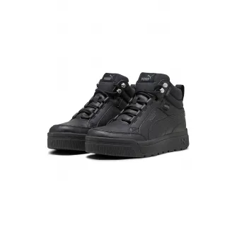 Puma, Pantofi sport mid-cut Tarrenz SB III PureTex, Negru, Gri, 9.5