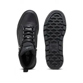 Puma, Pantofi sport mid-cut Tarrenz SB III PureTex, Negru, Gri, 9.5