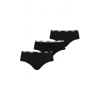 Puma, Set de chiloti hipster- 3 perechi, Negru, XS