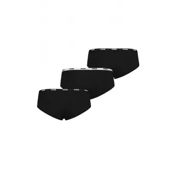 Puma, Set de chiloti hipster- 3 perechi, Negru, XS