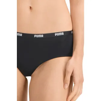 Puma, Set de chiloti hipster brazilian - 2 perechi, Negru, S