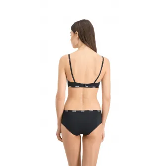 Puma, Set de chiloti hipster brazilian - 2 perechi, Negru, XL
