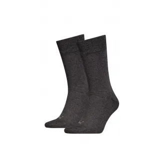 Puma, Set de sosete lungi cu logo - 2 perechi, Gri, 47-49