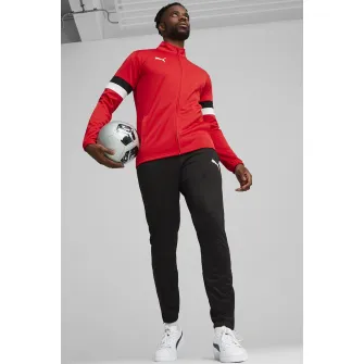 Puma, Trening pentru fotbal Team Rise, Negru, Rosu vermillion, 2XL