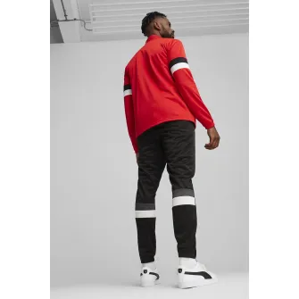 Puma, Trening pentru fotbal Team Rise, Negru, Rosu vermillion, 2XL